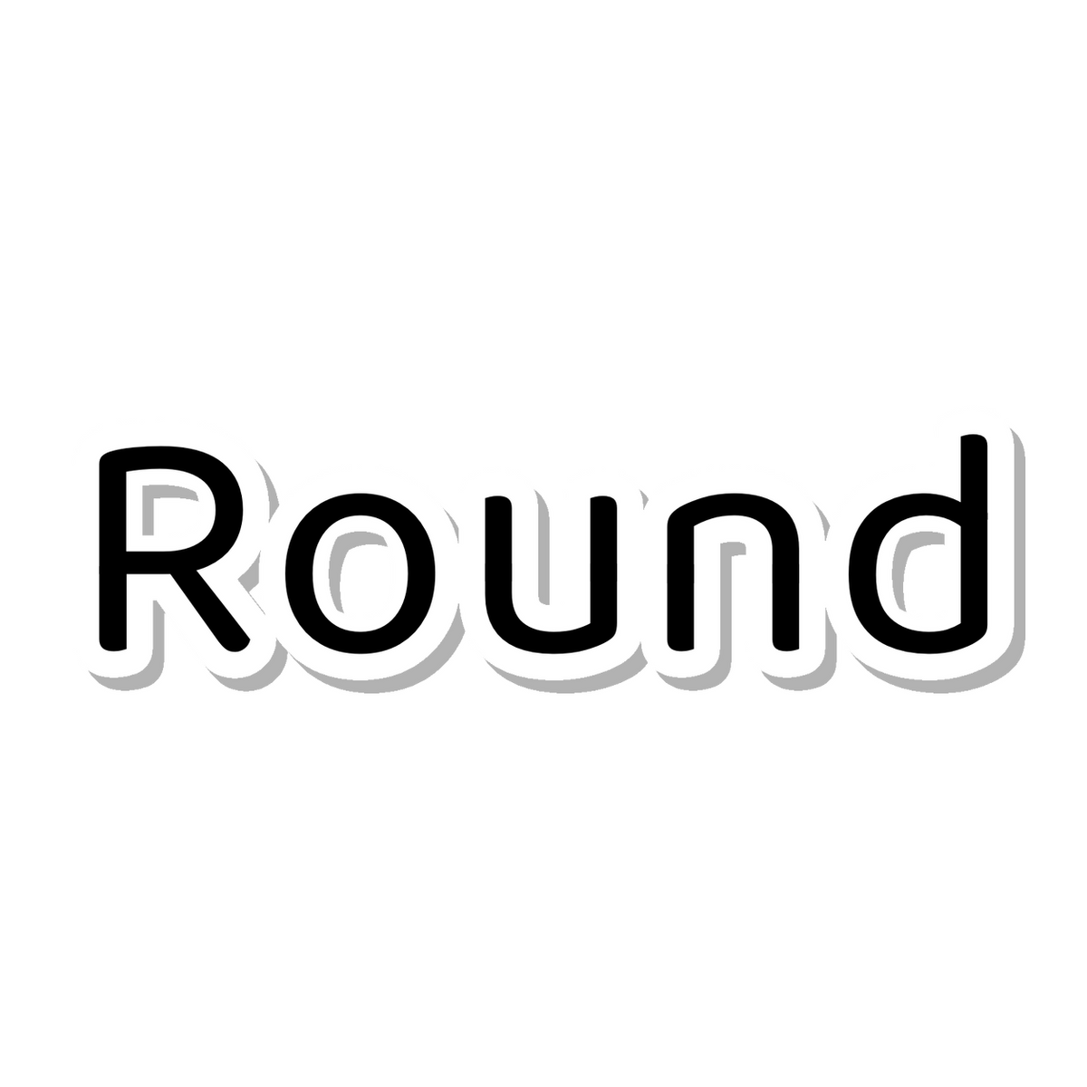 Round die-cut sticker