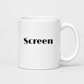 Screen Mug in white