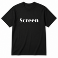 Screen T-Shirt in black