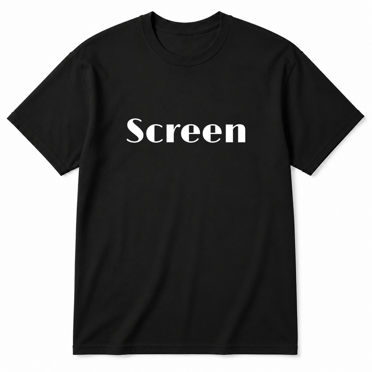 Screen T-Shirt in black