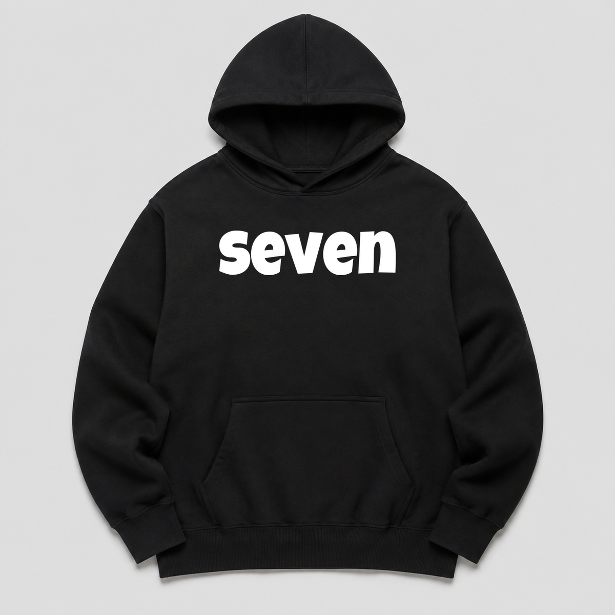 Seven Hoodie in black