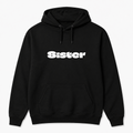 Sister Hoodie in black