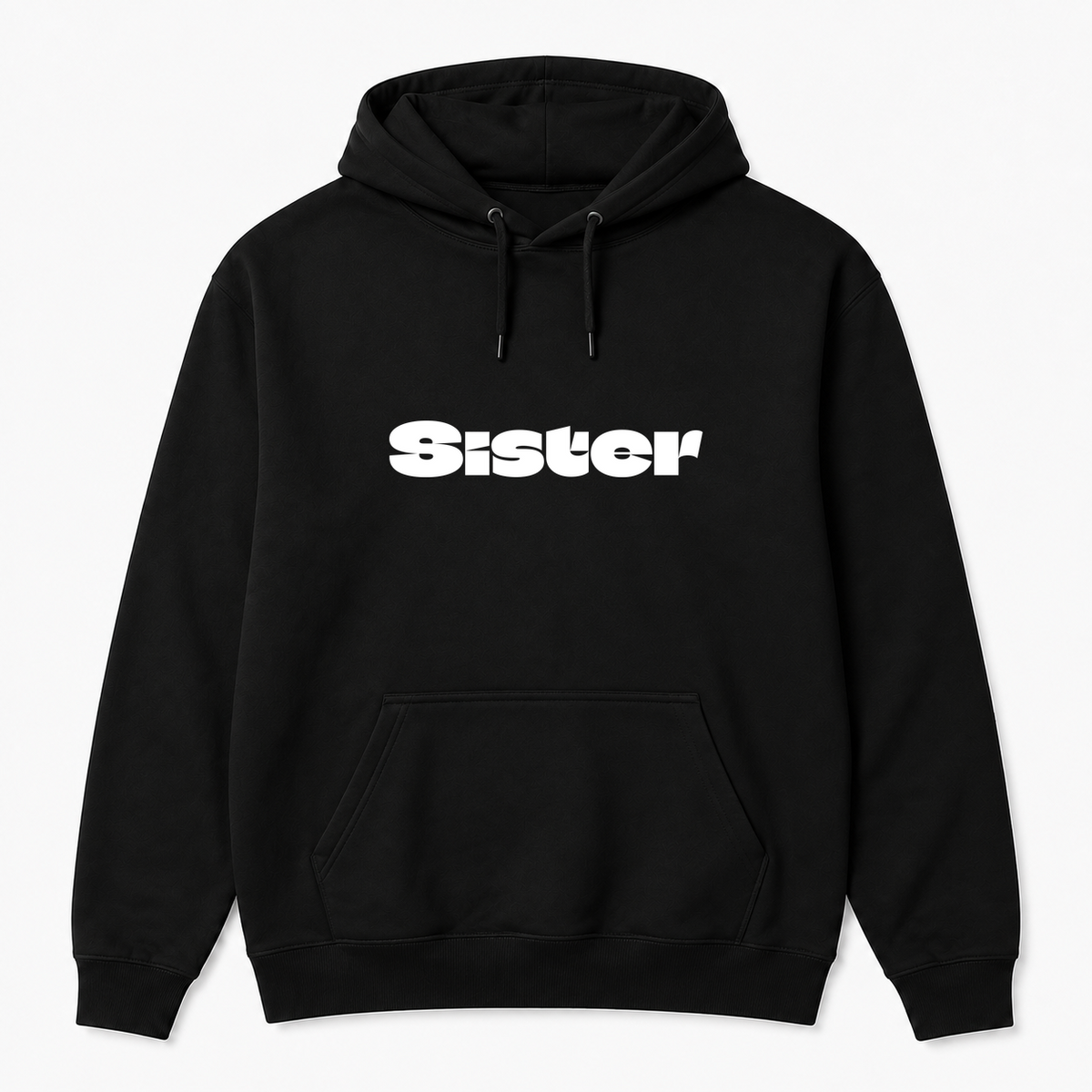 Sister Hoodie in black