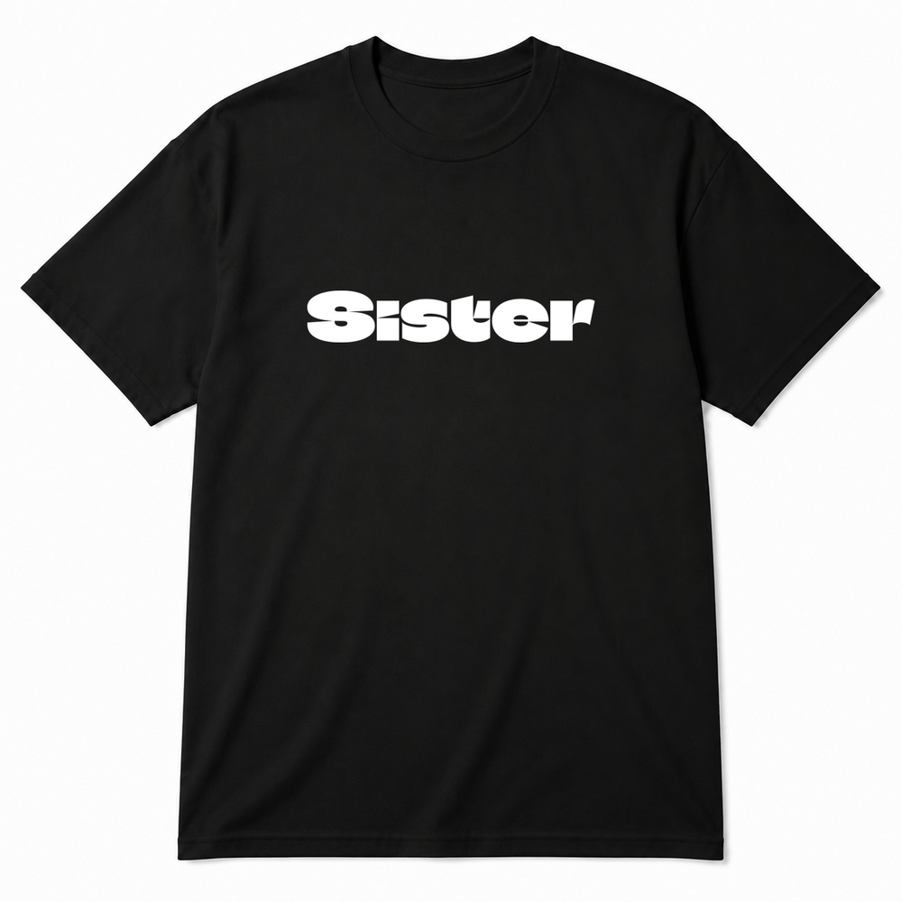 Sister T-Shirt in black