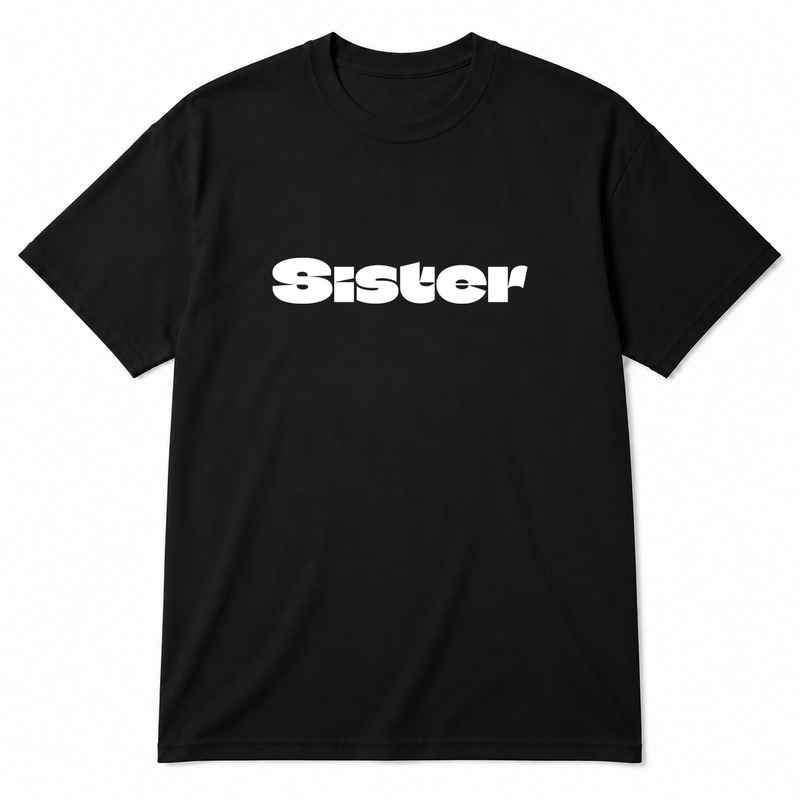 Sister T-Shirt in black