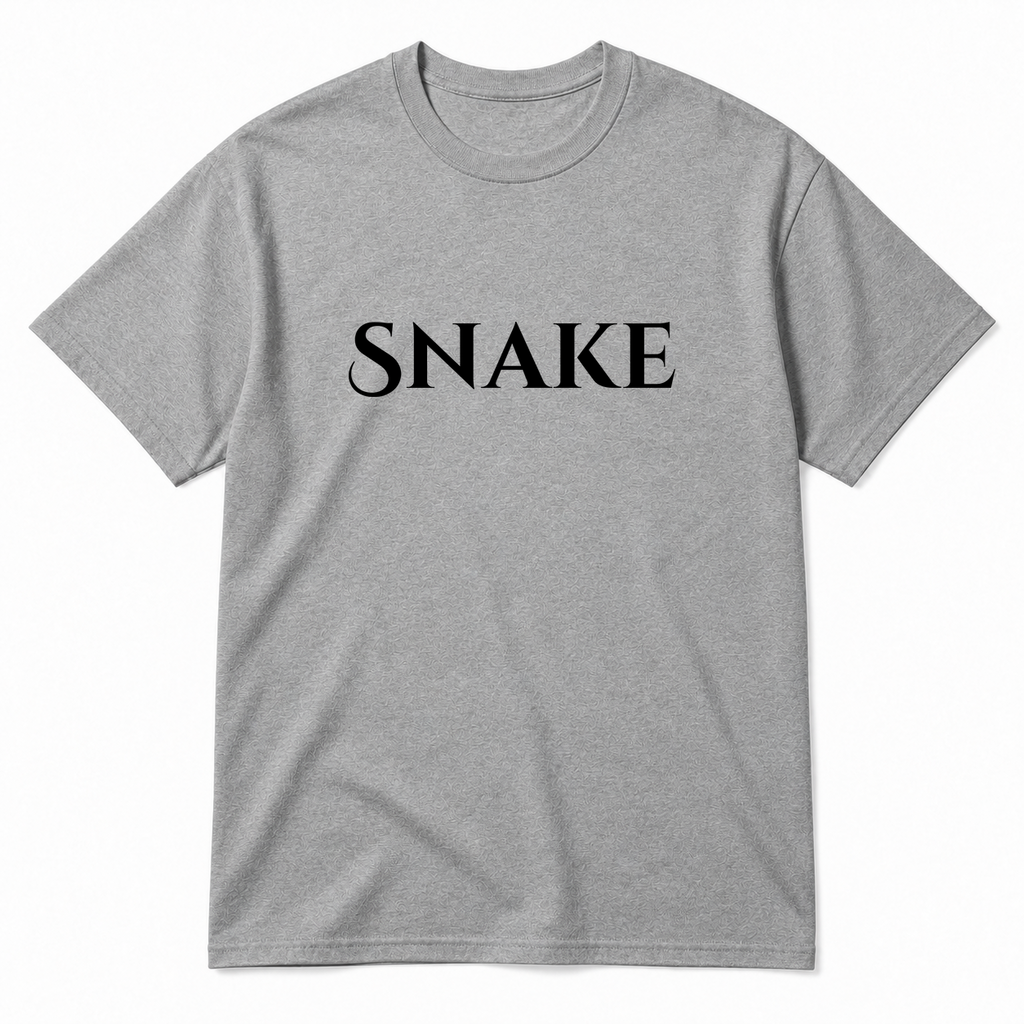 Snake T-Shirt in gray