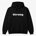 Strong Hoodie in black