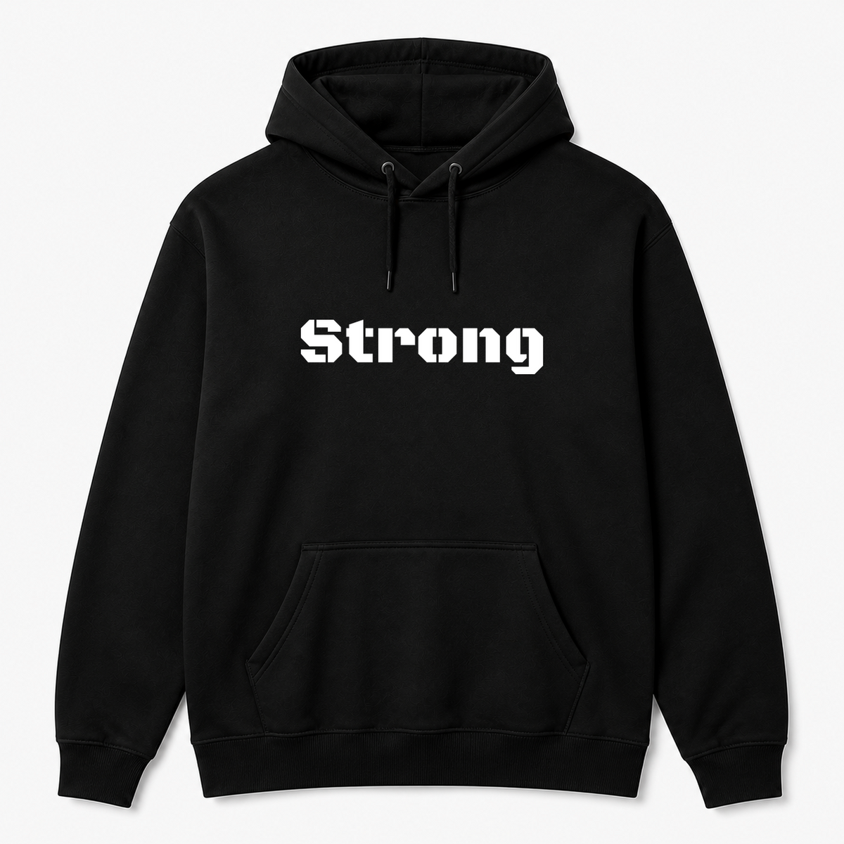 Strong Hoodie in black