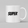 Super Mug in white