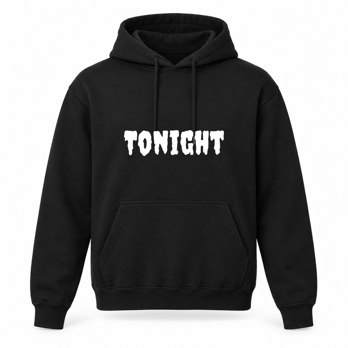 Tonight Spooky Hoodie in black