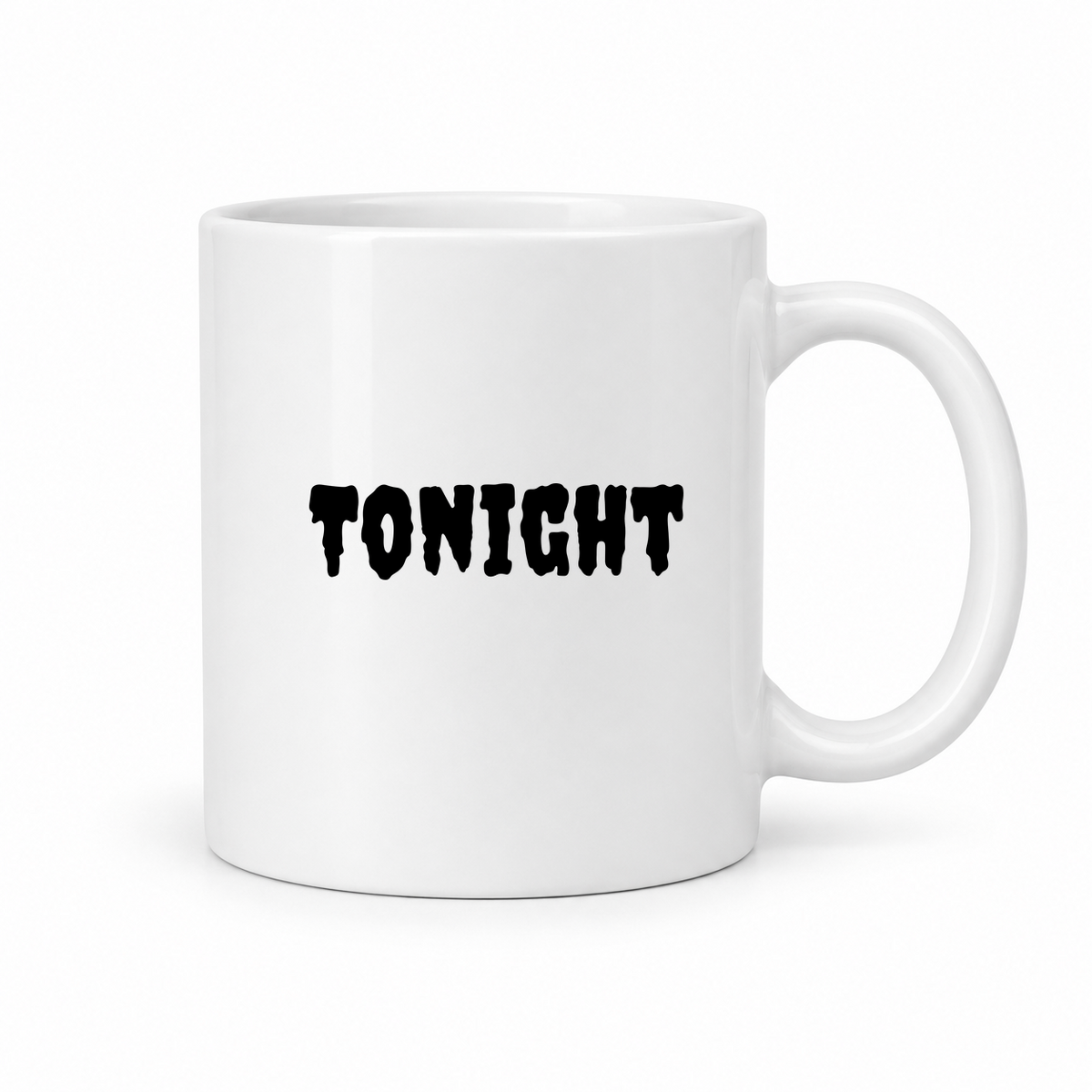 Tonight Spooky Mug in white