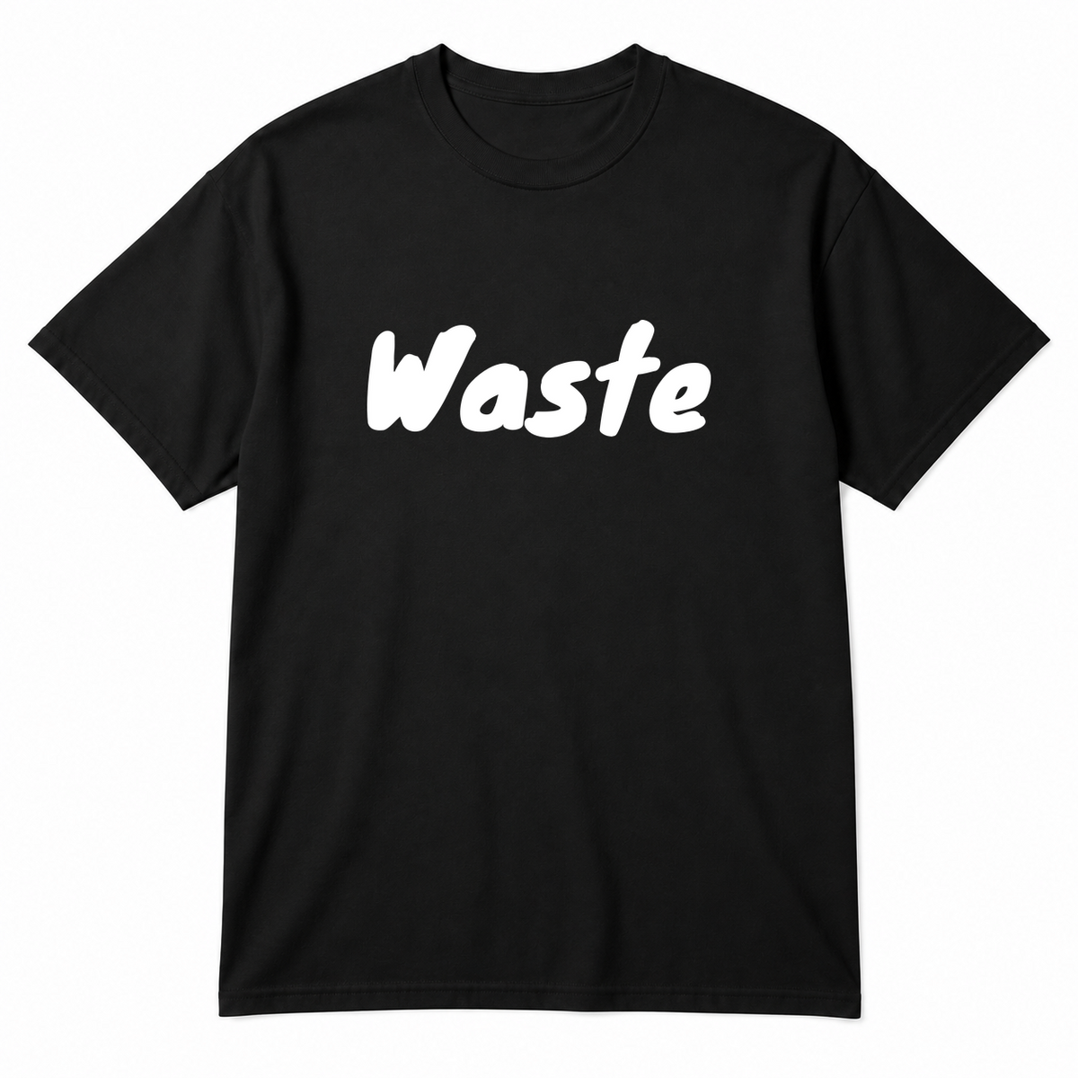 Waste T-Shirt in black