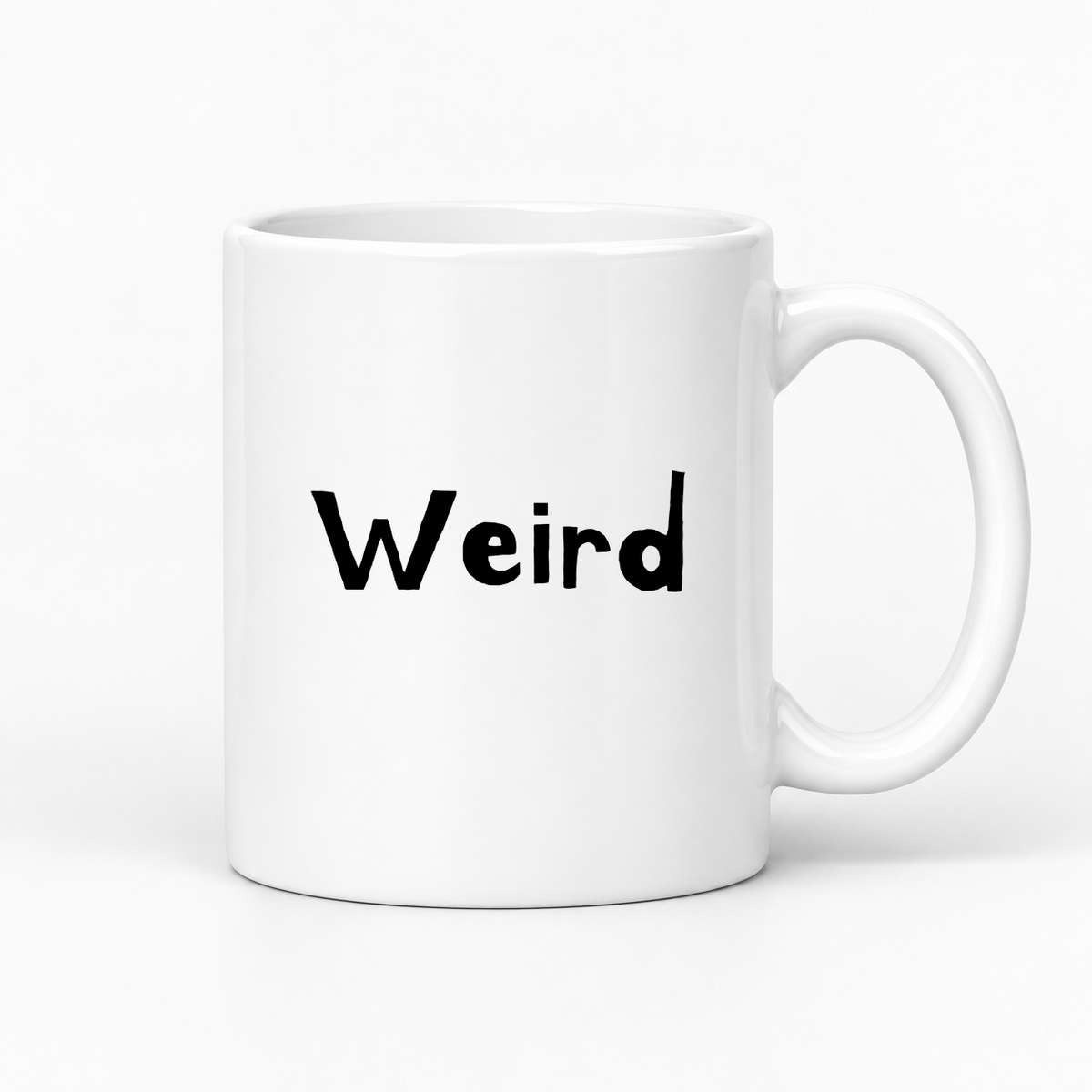Weird Mug in white