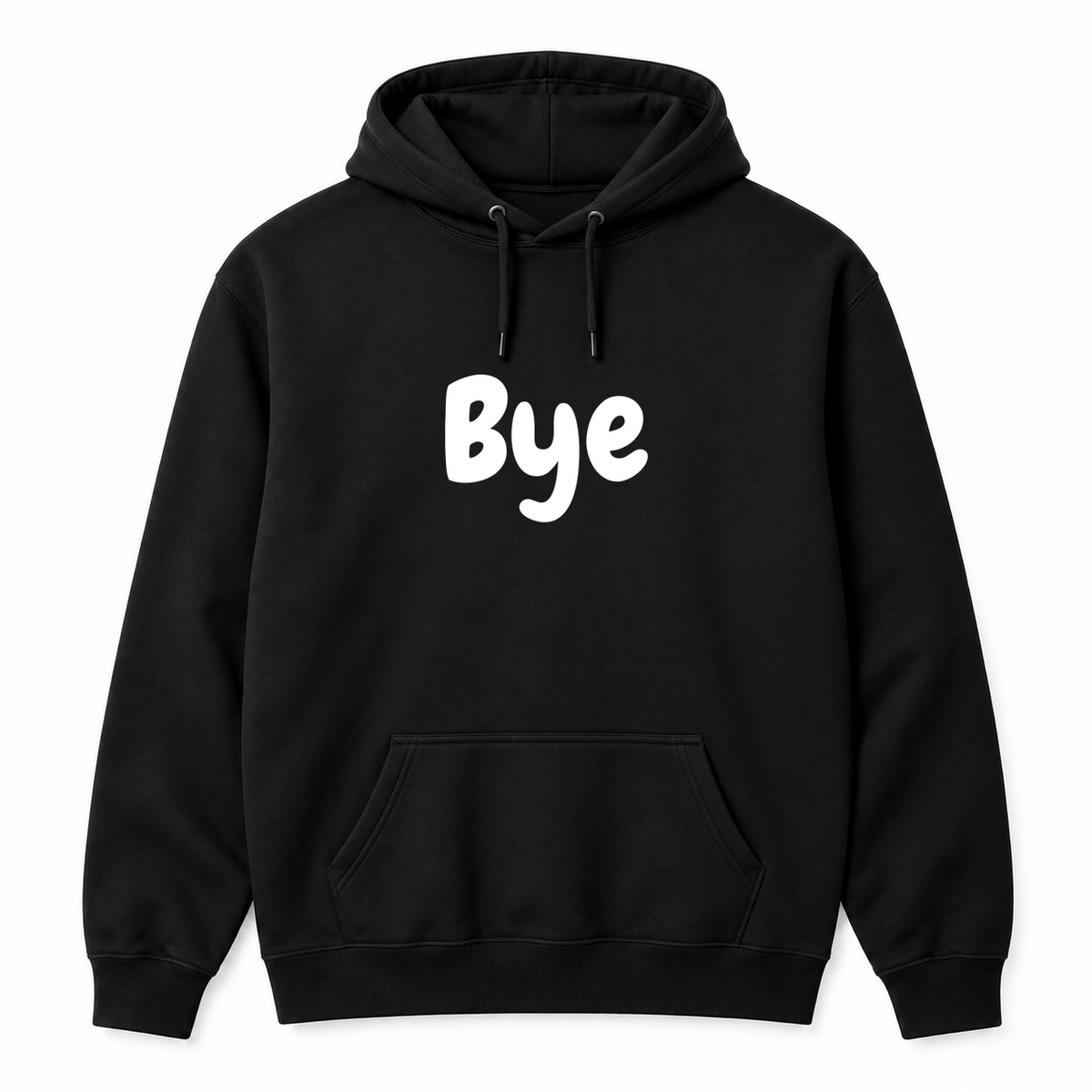 Bye Hoodie in black