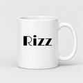Rizz Mug in white