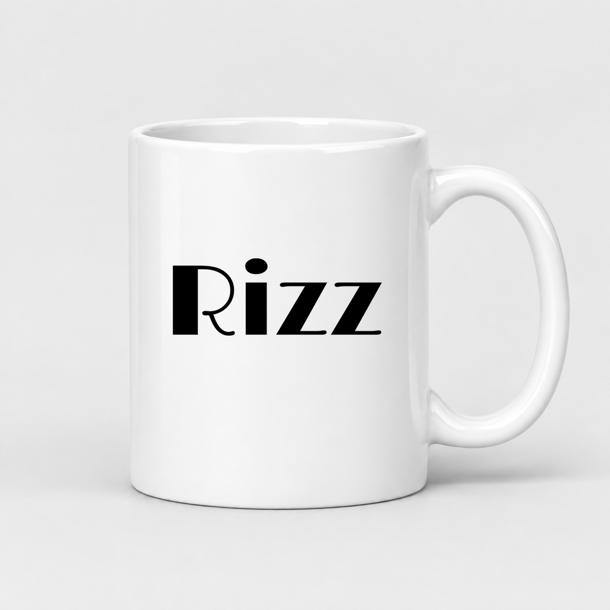 Rizz Mug in white