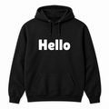 Hello Hoodie in black